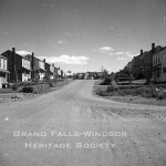 Grand Falls Townsite - Memorial Avenue. September 1956